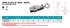 Suncor Seine Block with Hook Rope 316 Stainless Steel S0427-H-R