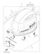 YAMAHA OEM Top Cowling Assembly 63P-42610-A1-CE