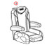 YAMAHA OEM Seat Driver F4Y-U3711-30-00