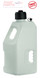 LC2 Fuel Jug w/ Lid Cap Container Fly Racing WHITE ATV MX WaveRunner 5 Gallon 300-00900