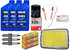 Yamaha 2005-2015 VX Sport Deluxe Cruiser VX110 Oil Change Maintenance Kit w/NGK Spark Plug CR9EB Set LUB-WTRCG-KT-00 & OEM 6D3-14451-00-00 Air Filter