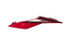 Yamaha YZF R3 YZFR3 LH Left Side Tail Cowling Red 1WD-XF171-40-P2