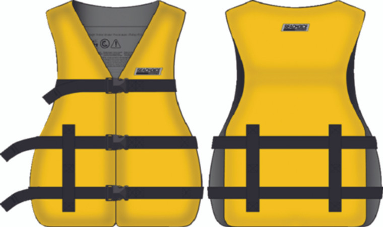 Seachoice General Purpose Vest Yellow X-Large 50-86543