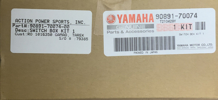 Yamaha Switch Box Kit 1 #90891-70074-00