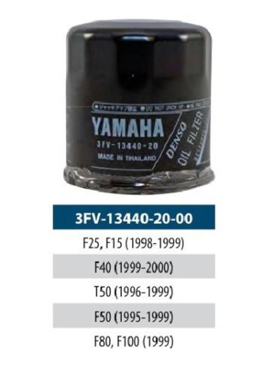 YAMAHA OEM Outboard Oil Filter 1998-1999 F25 F15 F40 F50 F80/100 3FV-13440-20-00