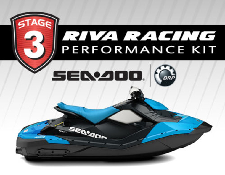 SEADOO SPARK STAGE 3 Kit 53+ MPH RIVA SOLAS SK-CD-12/14 Exhaust Kit MaptunerX