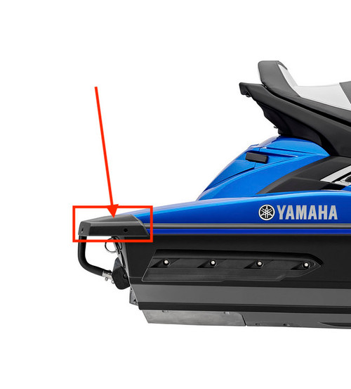 Funda impermeable para moto acuática Yamaha 2012-2018 FX Cruiser HO/SHO/SVHO, 600D Oxford a prueba de rayos UV, cubierta de Jetski Waverunner remolcable con rejillas de ventilación, tiras reflectantes