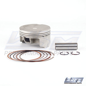 WSM 550 Piston Kit .5mm Oversize - 75.50mm Bore For Kawasaki JS550 Jet Ski