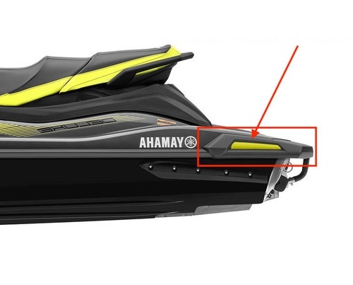 YAMAHA 2023-2024 VX-HO Crs REAR RH Corner Black Bumper Gunwale F4N