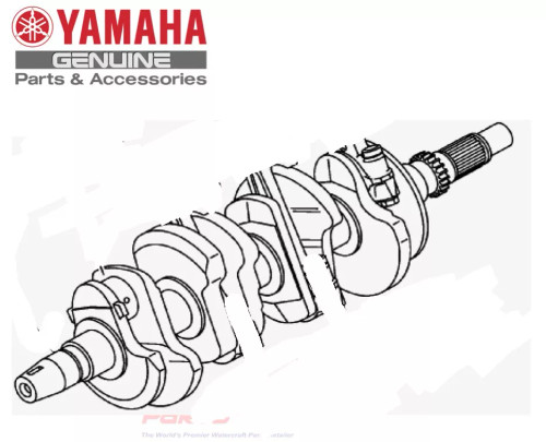 YAMAHA OEM CrankShaft 6S5-11411-00-00 2008-2015 1.8L HO/SHO
