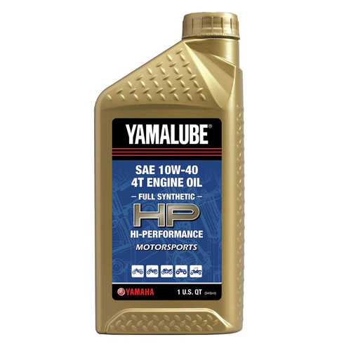 YAMAHA OEM Yamalube 10W-40 Full Synthetic HP Pack Of 12 LUB-10W40