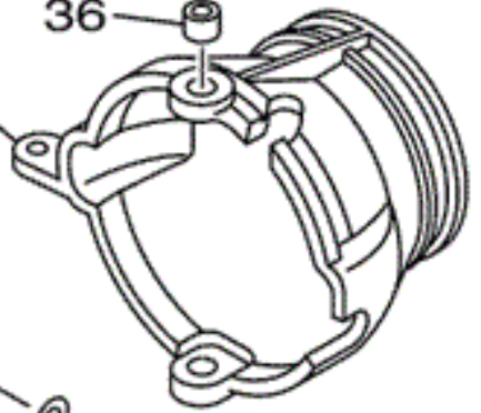 Yamaha OEM Nozzle Deflector 6EX-R1313-00-00 – Genuine Jet Pump