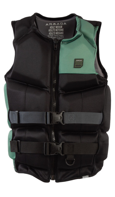 YAMAHA JetPilot Men's Armada Neoprene CGA Vest Lime Black Red VDF