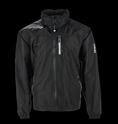 YAMAHA Men's Ultra-Light Rain Jacket BLACK WTC-25MRJ-BK