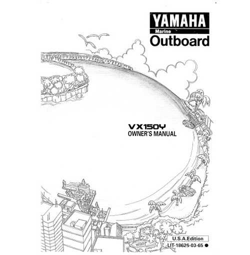 YAMAHA OEM Owner's Manual 2000 - VX150TLRY - LIT-18626-03-65