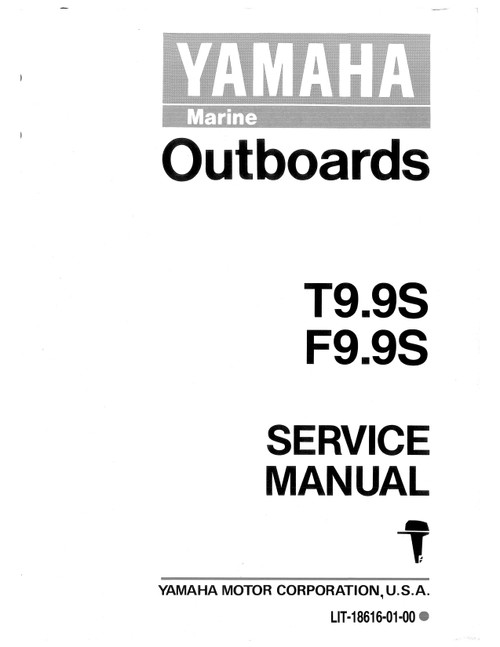 YAMAHA OEM Service Manual - 9.9hp 4 Stroke - LIT-18616-01-00