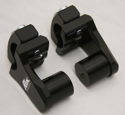 1 Inch Aluminum Pivot Riser Mount For Motorcycle Handlebars - Ventilation Design