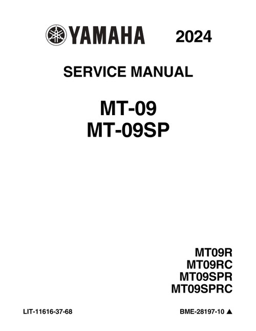 YAMAHA OEM Service Manual - 2024 - 2026 MT-09 / SP - LIT-11616-37