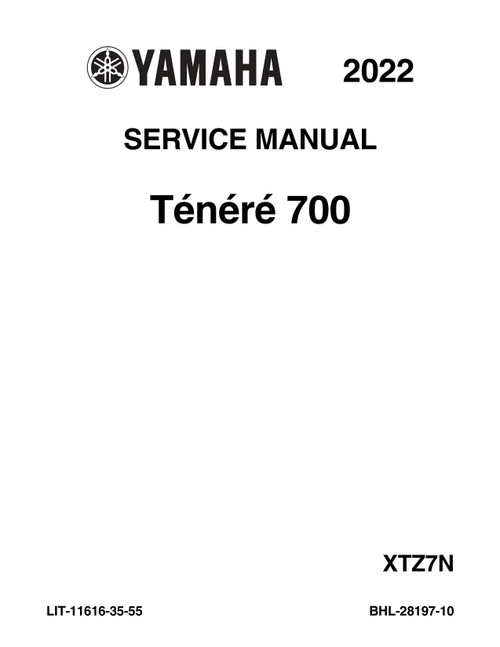 テネレ700 整備書2022〜 2021–2023 Yamaha Tenere 700 XTZ7 SERVICE & REPAIR MANUAL | eBay