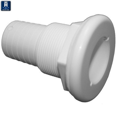 TH Marine Boat Thru Hull Fitting TH-1202-DP | Livewell 1 1/8 Inch