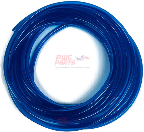 PWC Parts Co Fuel Line 25' Roll of 1/4” Blue 25' x 1/4