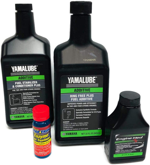 YAMAHA Yamalube Boat & Outboard Fuel Treatment Combo Kit - 1 -  ACC-RNGFR-PL-32 Ring Free Plus Fuel Additive 32oz & 1- ACC-FSTAB-PL-32 Fuel  Stabilizer