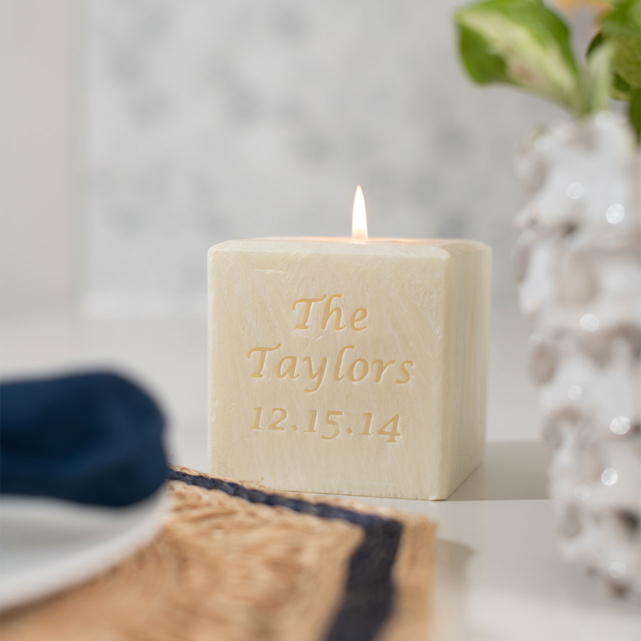 Carved Solutions Save the Date Candle - Thumbnail 3
