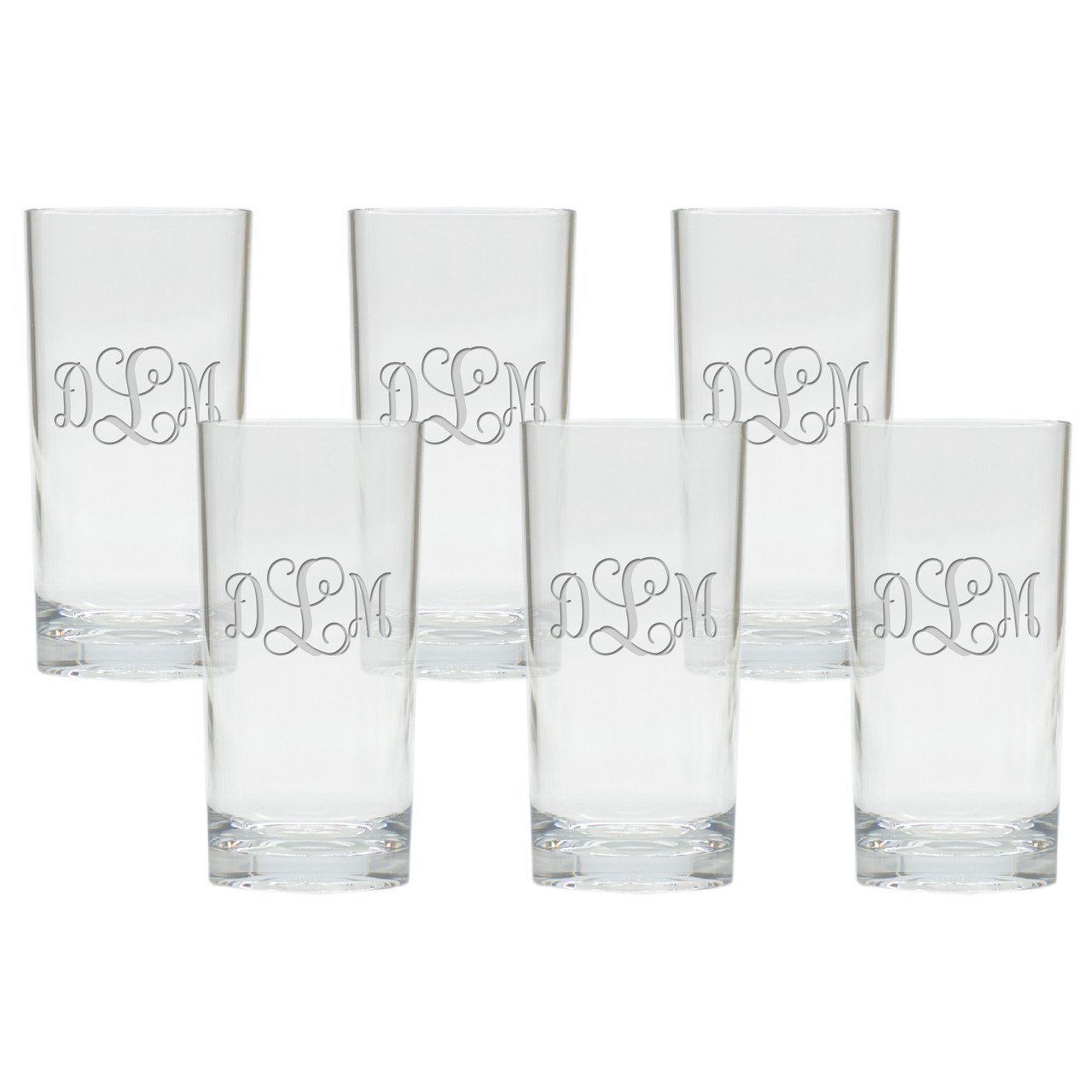 Personalized Highball Glasses 1957