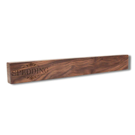 Personalized Walnut Magnetic Knife Holder (BW180-2)