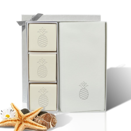 Eco-Luxury Courtesy Gift Set - Silver Pineapple