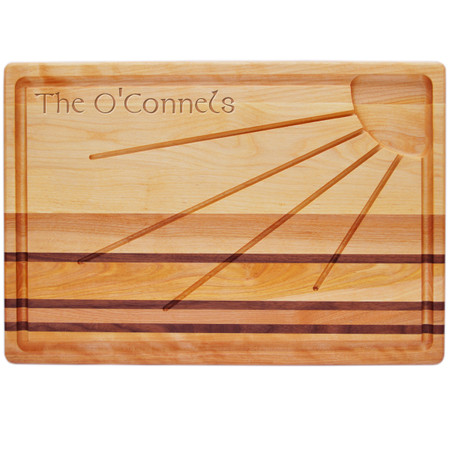 Integrity Sunburst Carving Board 20" X 13" - Celtic Name
