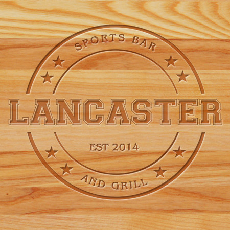 Cutting Board - Personalized (Bar & Grill)