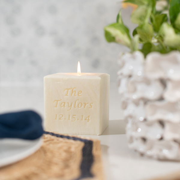 Save the Date Candle - Thumbnail 3