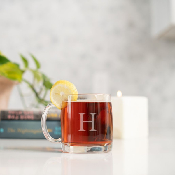 Personalized Glass Coffee Mug
