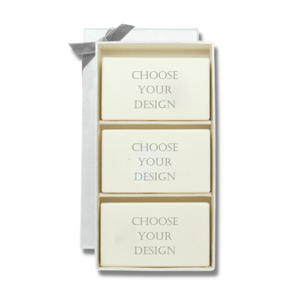 Personalized Rectangle Soap - Set of 3 (PRS3) Personalized Rectangle Soap - Set of 3 (PRS3)