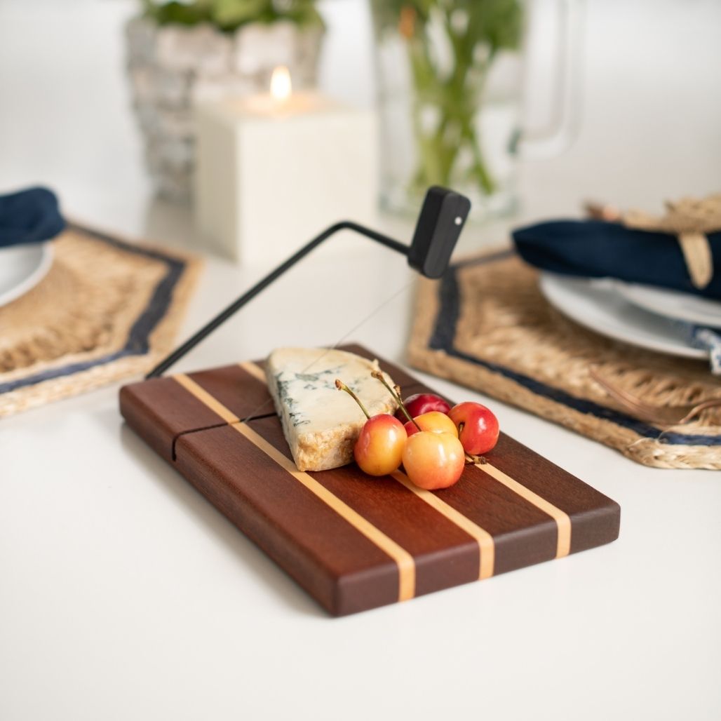 Nautical Sapele Cheese Slicer Carved Solutions
