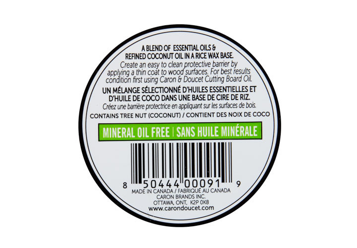 Vegan Cutting Board Wax