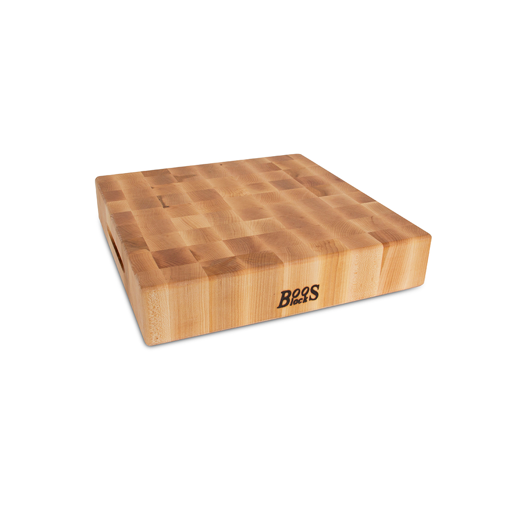 John Boos Maple End Grain Square Chopping Block 15 x 15 x 3 (CCB151503)