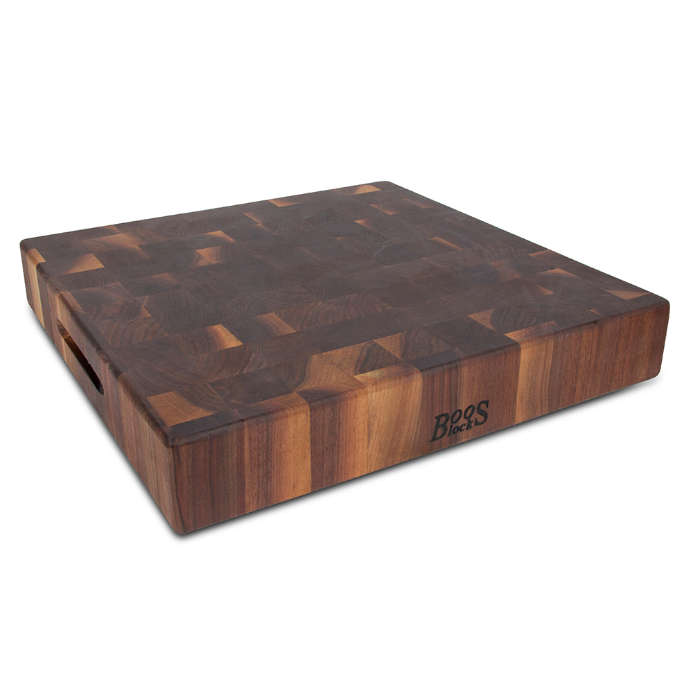 John Boos Reversible Walnut Butcher Block 18 x 18 x 3 (WAL-CCB183-S) John Boos Reversible Walnut Butcher Block 18 x 18 x 3 (WAL-CCB183-S)