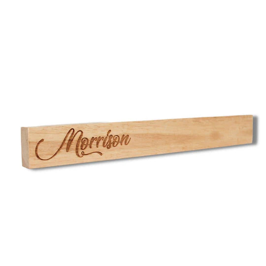 Personalized Maple Magnetic Knife Holder (BW180-5) Personalized Maple Magnetic Knife Holder (BW180-5)
