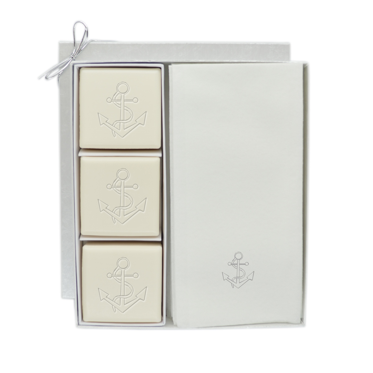 Eco-Luxury Courtesy Gift Set - Silver Anchor elcgsa-s-anchor Carved Solutions