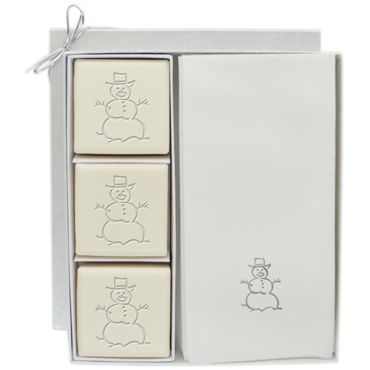 Eco-Luxury Courtesy Gift Set - Silver Snowman
