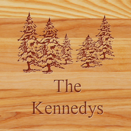 Cutting Board - Personalized (PINETREES) Cutting Board - Personalized (PINETREES)