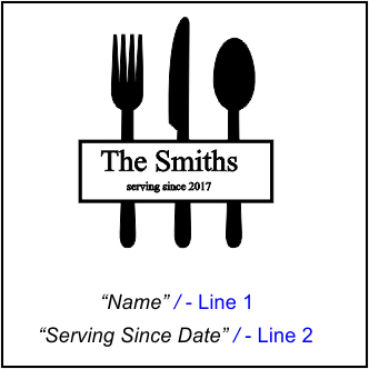 Cutting Board - Personalized (SERVING SINCE)