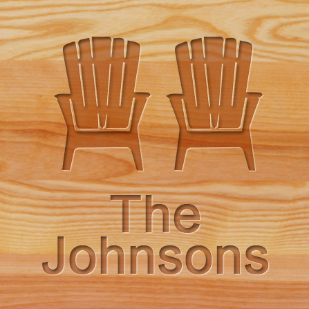 Cutting Board - Personalized (ADIRONDACK CHAIRS)