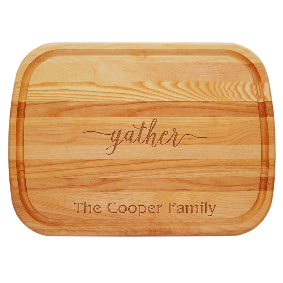 Cutting Board - Personalized (GATHER WITH NAME)