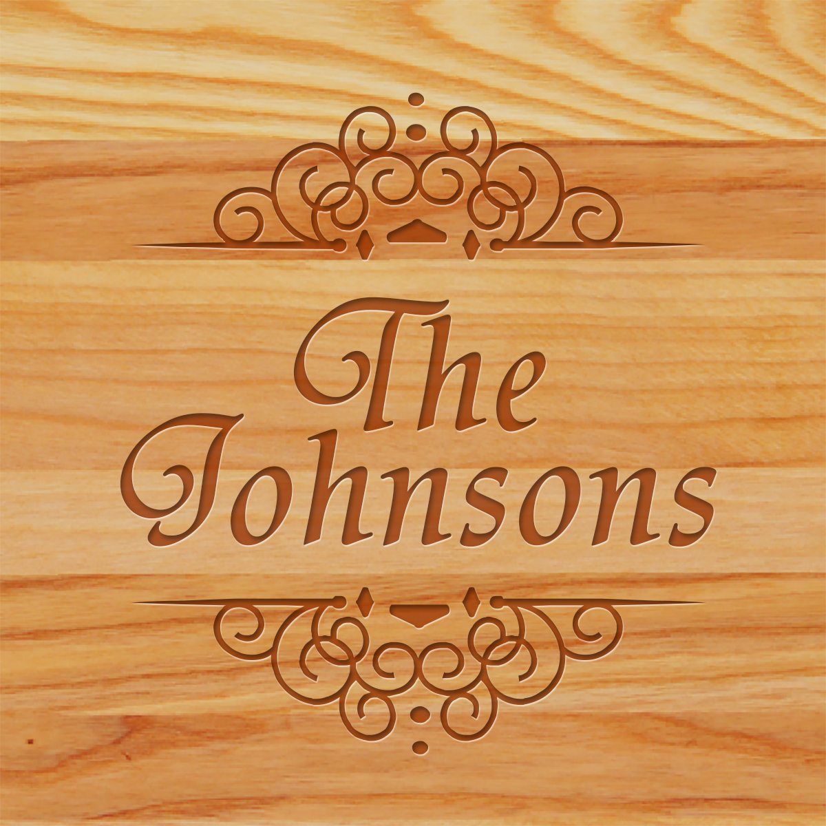 Personalized Vintage - 10x7 Small Bamboo Cutting Boards for Kitchen -  Heavy Duty Wooden Chopping Boards