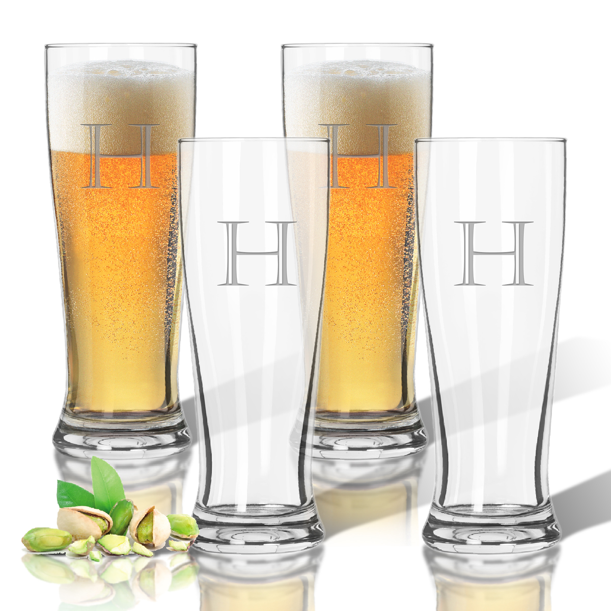 Personalized Unbreakable Acrylic Pilsner Glasses