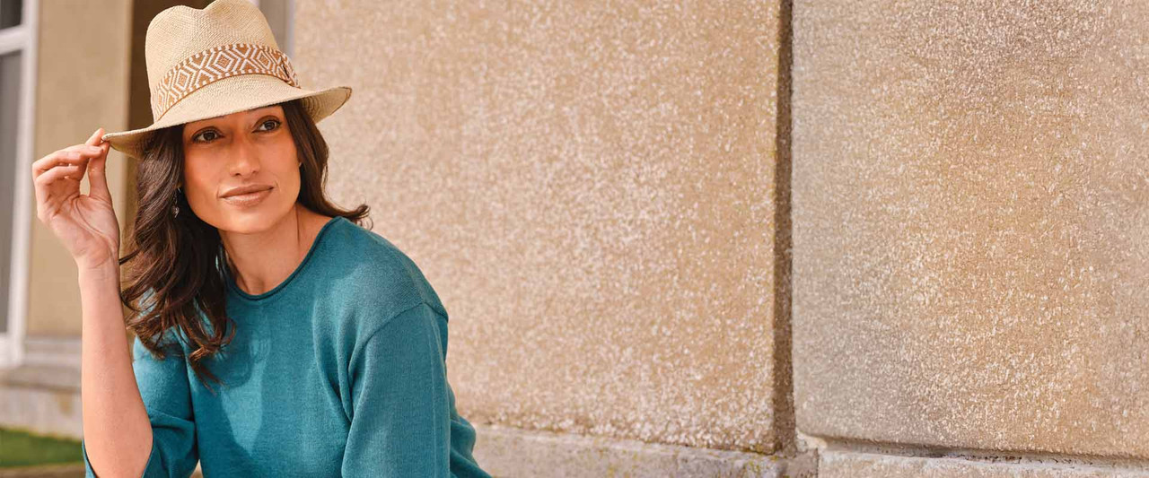 Panama hats expertly handcrafted