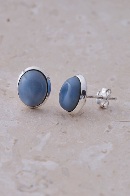 Peruvian Opal Stud Earrings